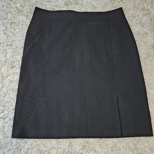P&S USA WOMEN'S SIDE SLIT FITTED SKIRT